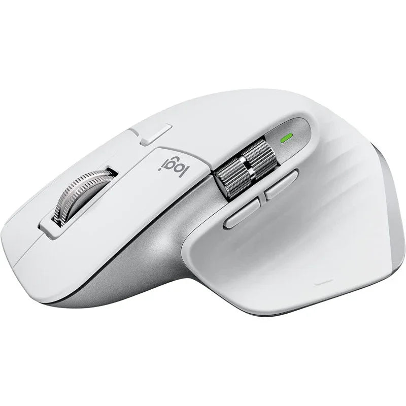 Logitech MX Master 3S Performance Wireless Mouse For Mac With Ultra-Fast Scrolling, Ergo, 8K DPI, Track On Glass, Quiet Clicks, USB-C, Bluetooth, Windows, Linux, Chrome - Pale Grey - eBuy UAE